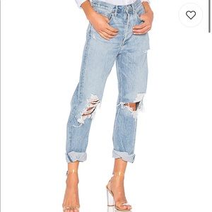 AGOLDE 90s Mid Rise Loose Fit in Fall Out